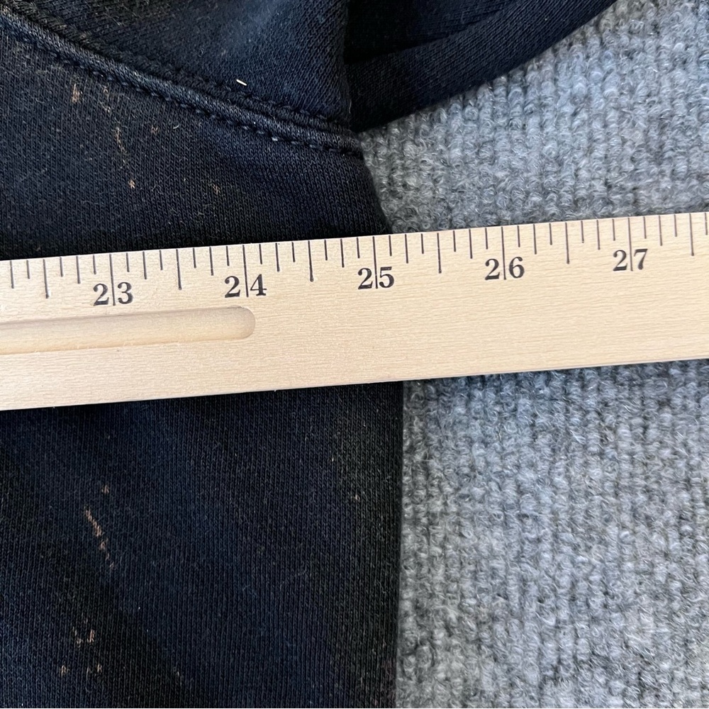 Carhartt Womens XL Black Clarksburg Full Zip Hoodie Sweater Jacket Custom Dyed - Picture 4 of 12